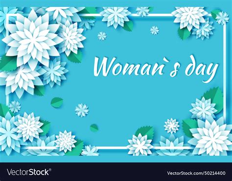 March 8 international women day poster template Vector Image