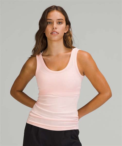 Lululemon Hold Tight Scoop Neck Tank Top Pink Mist Lulu Fanatics