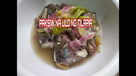 Paksiw Na Tilapia Quick And Easy Cook Youtube