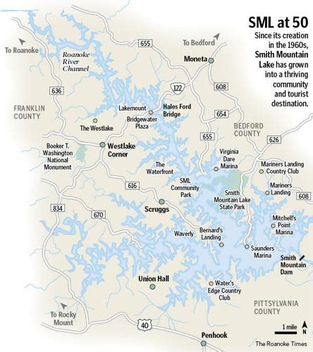 Smith Mountain Lake Map