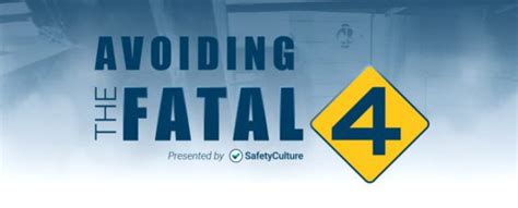 The Fatal Four In Construction Safety Infographic The Loop By