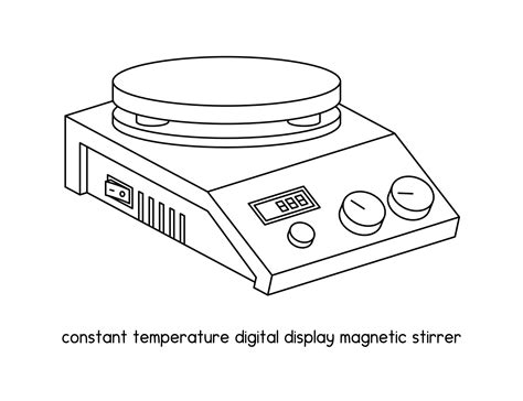 Constant Temperature Digital Display Magnetic Stirrer Diagram For