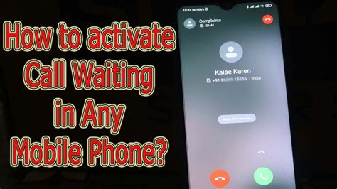 How To Activate Call Waiting In Between The Call In Mobile Phone Ussd