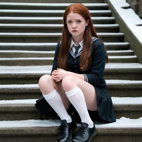 Ginny Weasley As A Tall Brunette Schoolgirl With Col OpenArt