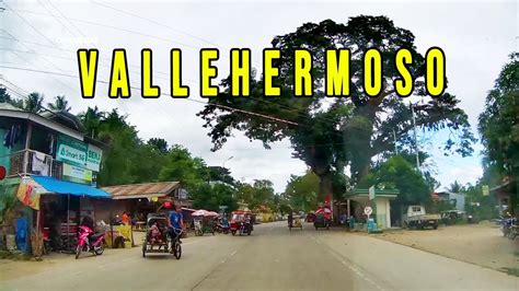 Barangay Poblacion Vallehermoso STREET VIEW By OFFTOROAD VLOG YouTube