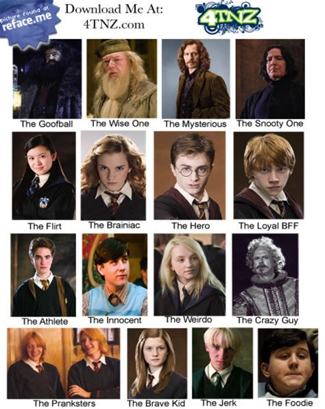 Nomes Personagem Harry Potter - Lista De Todos Os Personagens De Harry Potter Personagens De Harry