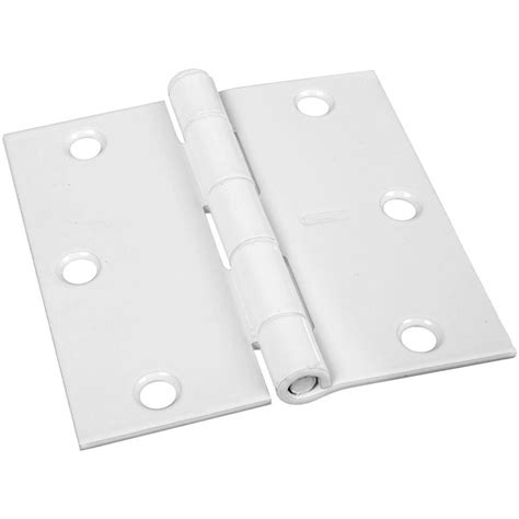 Stanley National Hardware 3 1 2 In White Door Hinge V8027 3 1 2 Hinge Wht The Home Depot