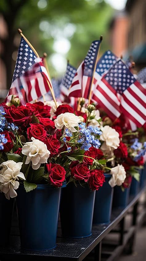 A Poignant And Respectful Memorial Day Honoring The Fallen Heroes Stock