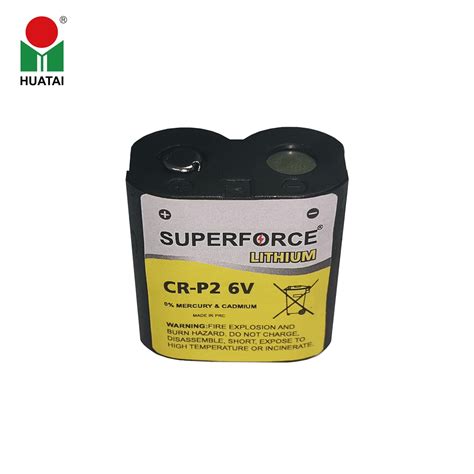 Li Mno2 Battery Cr P2 Non Rechargeable 6 0V Lithium Primary Battery