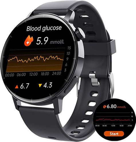 Smartwatch Glicemia Orologio Intelligente Glucometro Hd Touch