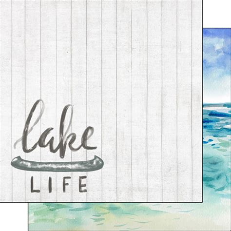 Scrapbook Customs Npwc Comp 8 Lake Life And Lake Wc Paper