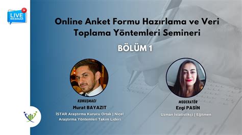 Online Anket Formu Hazırlama ve Veri Toplama Yöntemleri Semineri