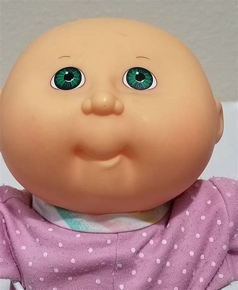 Hasbro First Edition Cabbage Patch Kids Baby Doll Newborn Bald Head