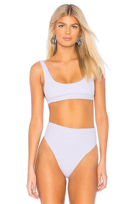 Beach Riot X Revolve Peyton Bikini Top In Lavender Revolve