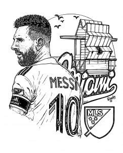 Coloriages Lionel Messi Imprimer Et Colorier