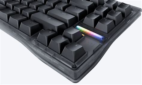 teclado gamer magnetico wooting  ghost rgb layout  pbt double