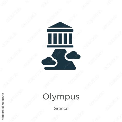 Olympus icon vector. Trendy flat olympus icon from greece collection ...