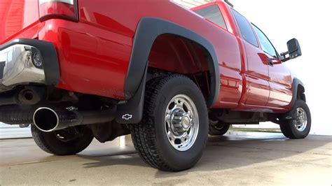 2002 Lb7 Duramax Sinister Diesel 4 Exhaust With Muffler Youtube