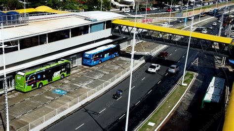 Foto De Salvador Bahia Brazil April 10 2023 Bus Of The BRT System