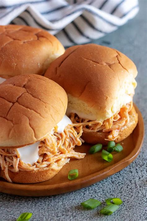 Instant Pot Buffalo Chicken Sliders Seasoned Sprinkles