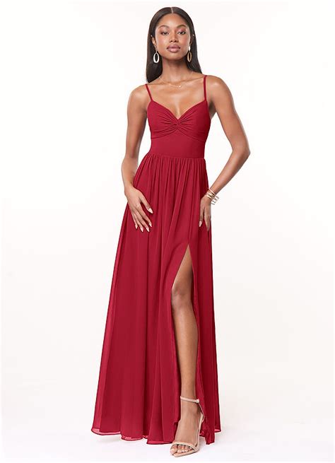 Azazie Zeya Scarlet Bridesmaid Dresses Azazie