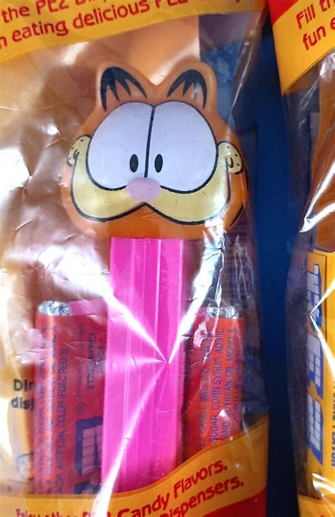 Pez Garfield And Odie Pez Candy Dispensers Lot Of 5 1990s Original