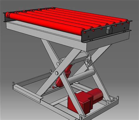 液压剪叉式升降机3d模型下载三维模型iges模型 制造云 产品模型