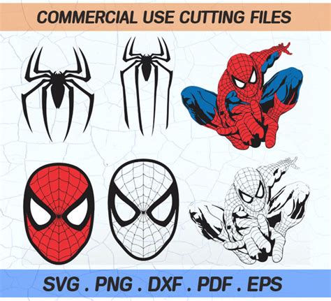 Spiderman Svg Vector Cutting Files Dxf Eps Png Pdf Etsy