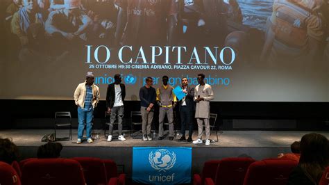 Il Film Di Matteo Garrone Io Capitano Al Centro Di Una Proiezione