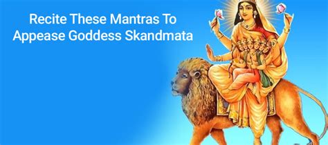 Worship Goddess Skandamata With These Rituals On Navratri Day 5, Get ...