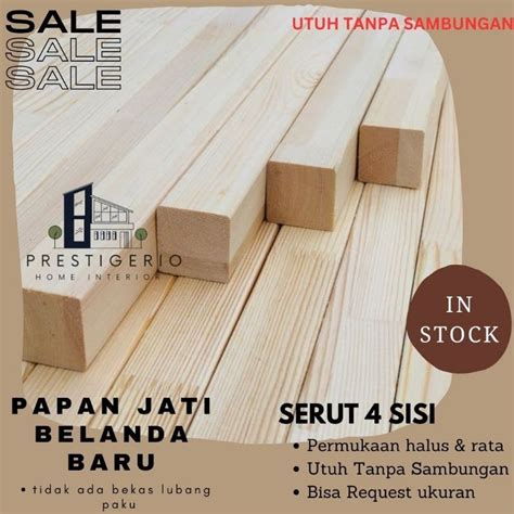 Jual KAYU KASO RENG PAPAN JATI BELANDA PANJANG 200CM 150CM 130CM 120CM