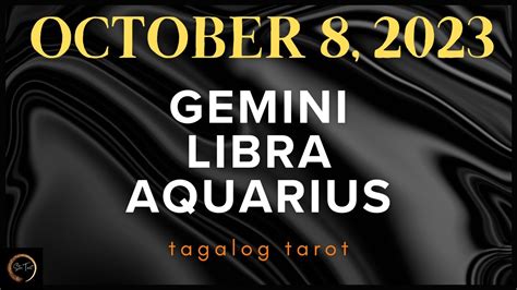 October 8 2023 🔮 Air Signs ♊️gemini♎️libra♒️aquarius🌈 Tagalog Tarot