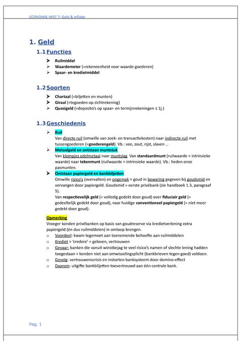 Samenvatting Boek Leidraad Economie Hoofdstukken Tem En Tem