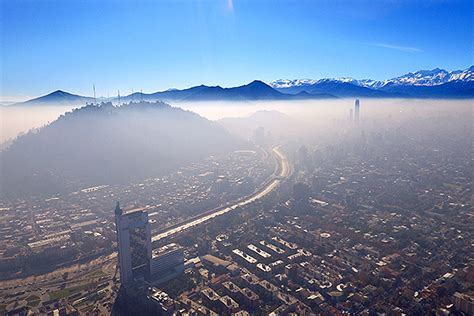 Mapa Sigue Cómo Evoluciona El Estado De La Calidad Del Aire En Santiago