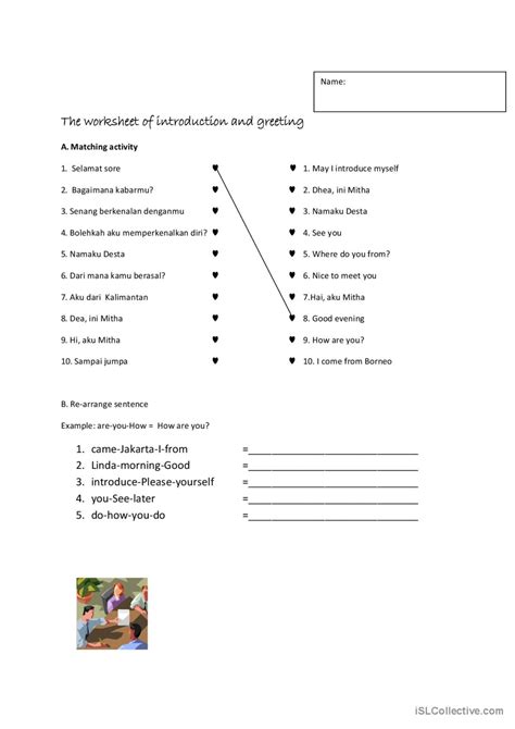 Introduction And Greeting English Esl Worksheets Pdf And Doc