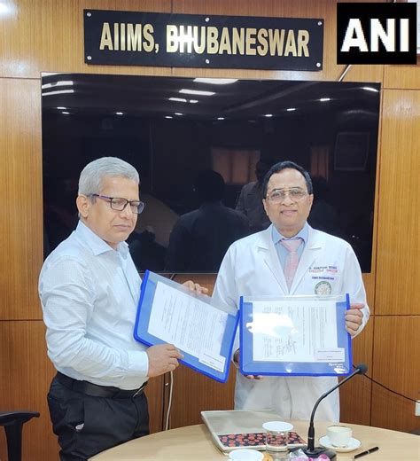 Ani On Twitter Odisha Aiims Bhubaneswar Signs Mou With Swami