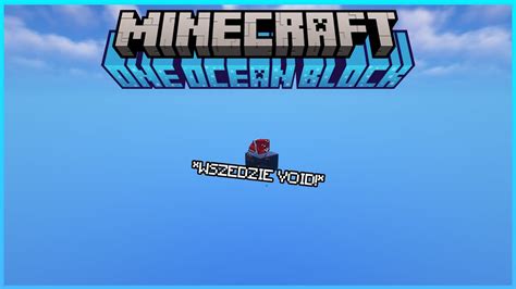 TRUDNY POCZĄTEK na ONE OCEAN BLOCKU w Minecraft HARDCORE 1 YouTube