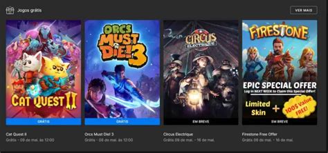 Jogos Gratuitos Para 9 De Maio Da Epic Games GameFera