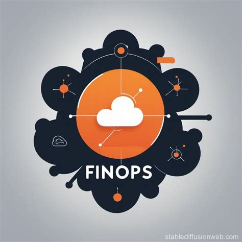 finops team logo cloud finance symbols stable diffusion