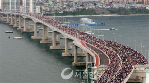 부산 제10회 남항대교 걷기대회 개최