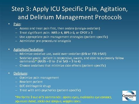 Icu Pain Agitation Delirium Care Bundle Metrics