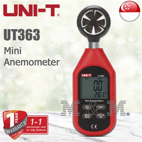 Uni T Ut Ut Bt Ut S Mini Anemometer Handheld Digital Wind Speed