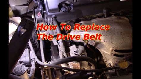 How To Replace The Drive Belt Toyota Camry Youtube