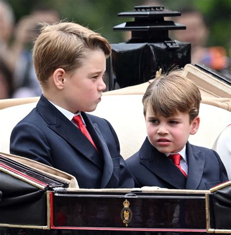 Photo Le Prince George Et Le Prince Louis De Galles La Famille