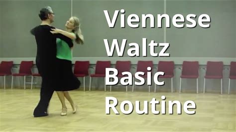 How To Dance Viennese Waltz Basic Routine With Slow Motion Youtube