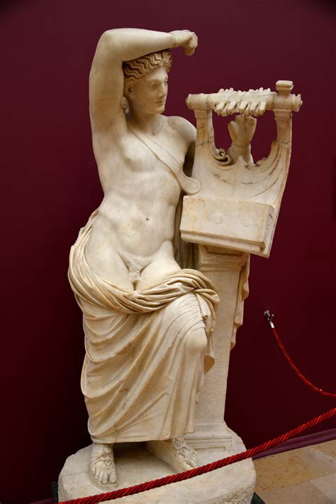 Statue Of Apollo Playing The Cithara From Miletus Illustration World History Encyclopedia