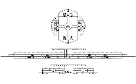 DWG File Of International Airport 2d Details Cadbull