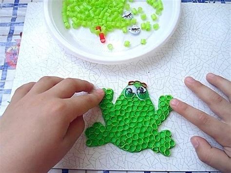 МОЗАИКА ИЗ КОКТЕЙЛЬНЫХ ТРУБОЧЕК | OK.RU | Поделки, Идеи для поделок ...