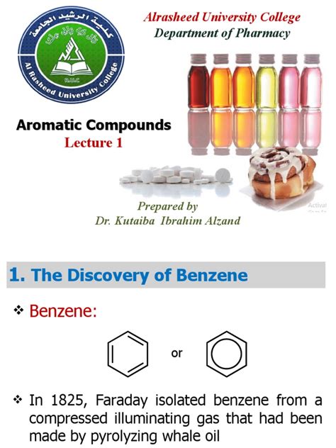 Lecture 1 - Aromatic Compounds | PDF | Aromaticity | Molecular Orbital