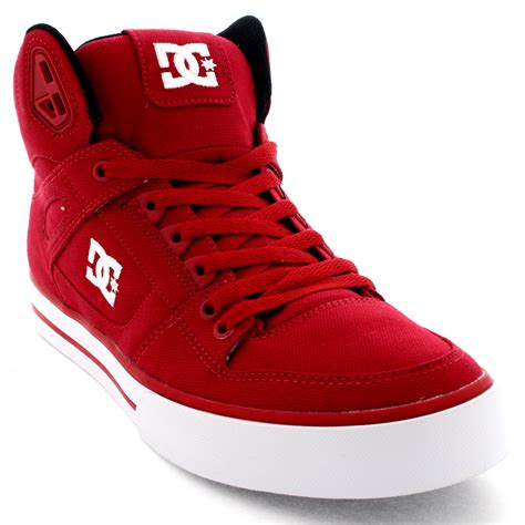 Mens Dc Shoes Spartan High Textile Lace Up High Top Skate Shoes Trainers Uk 7 12 Ebay